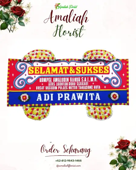 Papan Bunga Ucapan Selamat Kujon